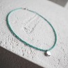 242 | Minimalistinis pakabukas (spalva rausva, mėtinė, mėlyna, juoda)